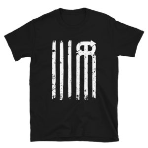 RR Flag Unisex Tee (black)