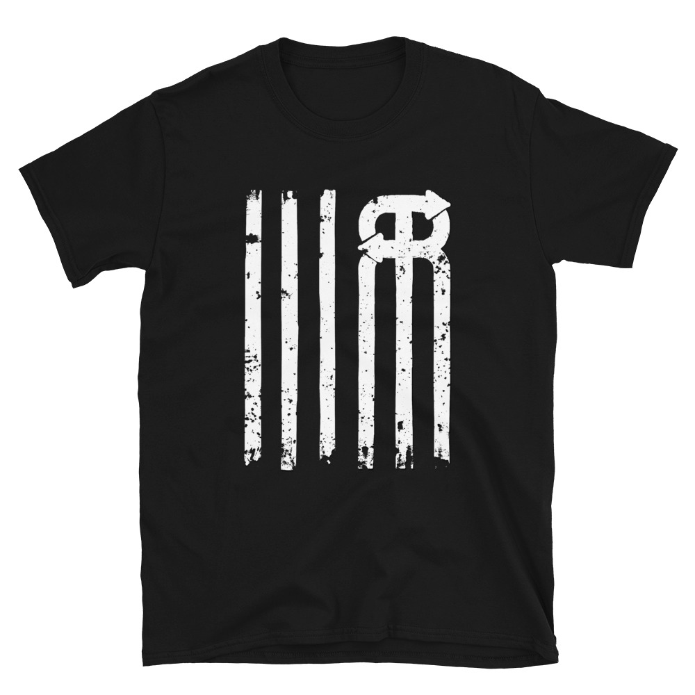 RR Flag Unisex Tee (black)