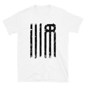 RR Flag Unisex Tee (white)